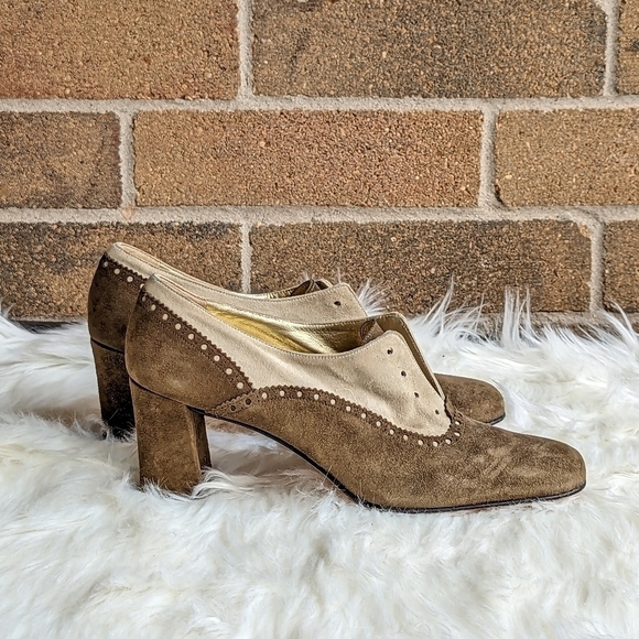 ESCADA Suede Pump Vintage - Picture 1 of 13